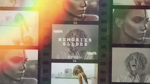 Roco - Happy Memories Slides Stock After Effects