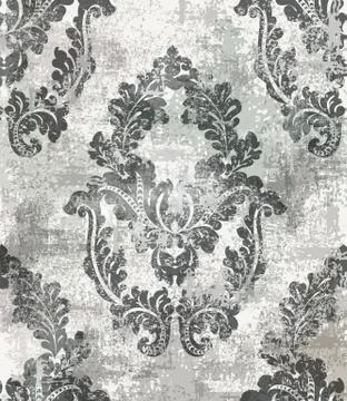 Rococo Baroque texture pattern Vector. Floral ornament decoration. Victorian  스톡 일러스트