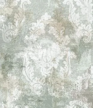 Rococo Baroque texture pattern Vector. Floral ornament decoration. Victorian  イラスト素材