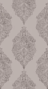 Rococo pattern texture Vector. Floral ornament decoration. Royal ements. Vict Stock Illustration