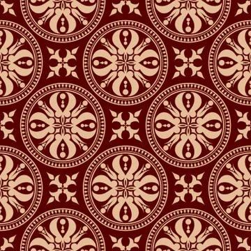 Rococo seamless background 스톡 일러스트