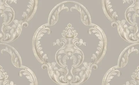 Rococo texture pattern Stock Illustration
