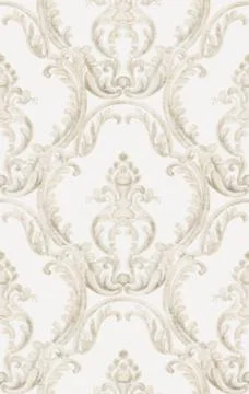 Rococo texture pattern Stock Illustration
