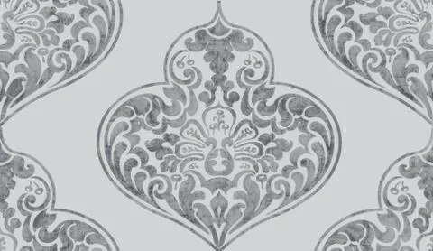 Rococo texture pattern Stock Illustration