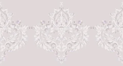 Rococo texture pattern Stock Illustration
