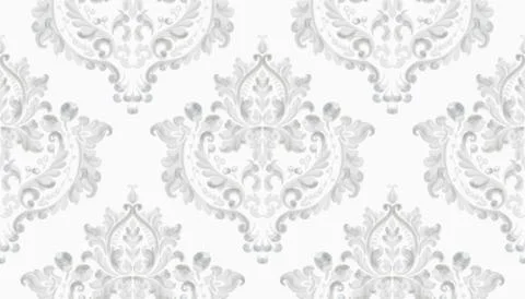 Rococo texture pattern Illustrazione stock