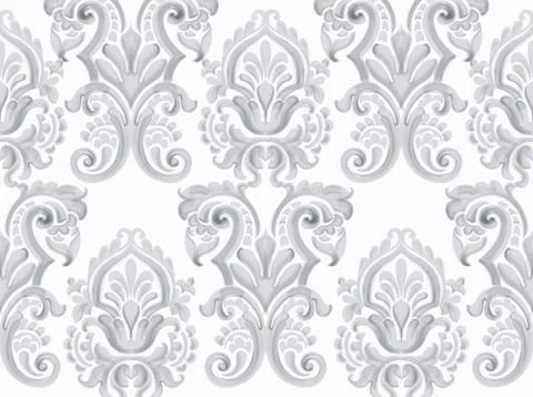 Rococo texture pattern Stock Illustration