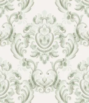 Rococo texture pattern Stock Illustration
