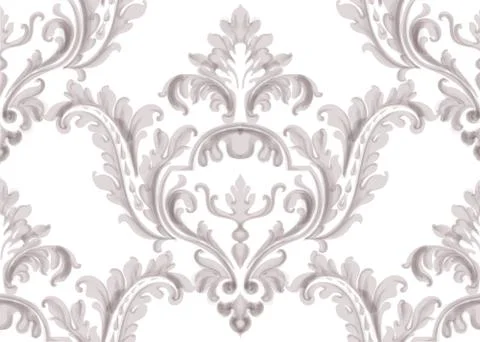 Rococo texture pattern Stock Illustration