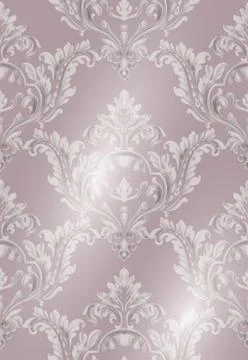 Rococo texture pattern Stock Illustration