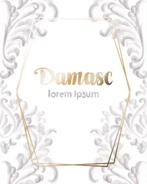 Rococo texture pattern Stock Illustration