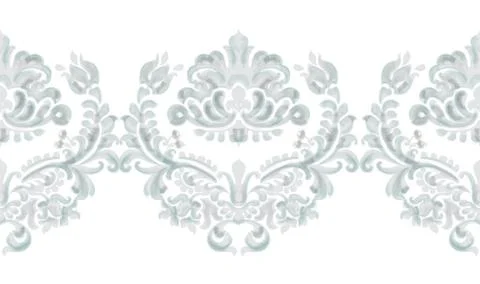 Rococo texture pattern 스톡 일러스트