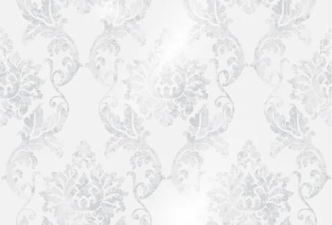 Rococo texture pattern Vector. Floral ornament decoration old effect. Victori Stock Illustration