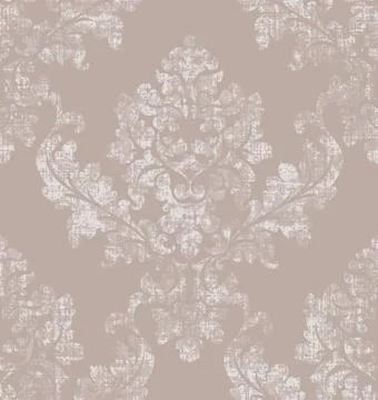 Rococo texture pattern Vector. Floral ornament decoration old effect. Victori Stock Illustration