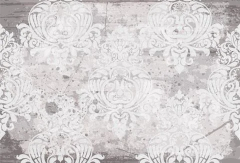 Rococo texture pattern Vector Stock Illustration