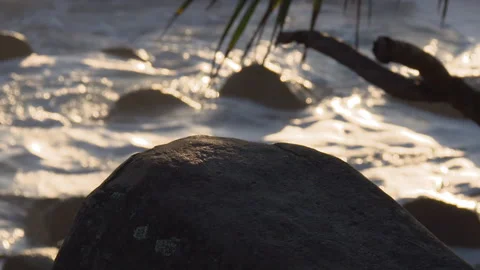 Rocsk and Ocean Video stock 248583358