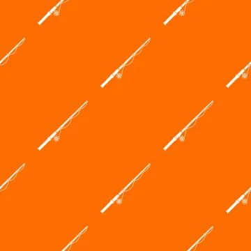 Rod and reel pattern seamless 스톡 일러스트