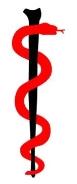 Rod of Asclepius Stock Illustration