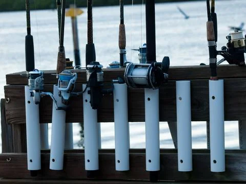 Rod holders Stock Photos