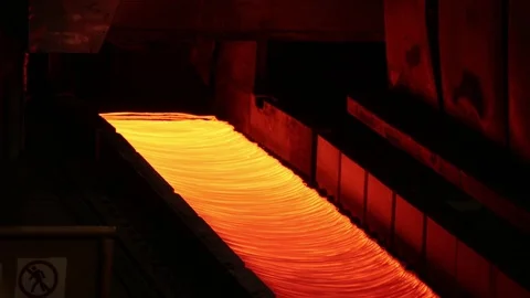 Rod on the section rolling mill Stock Footage 72752536