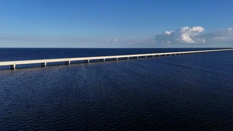 Rodanthe, US NC - 08 26, 2025:Rodanthe Bridge commonly called Jug Handle Bridge Video stock 330180472