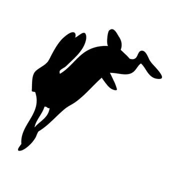 Rodents silhouettes Stock Illustration