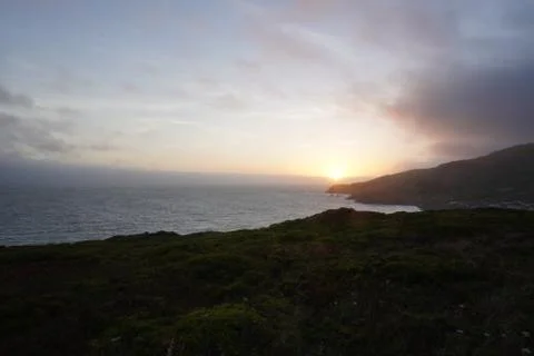 Rodeo Beach Sunset 스톡 사진