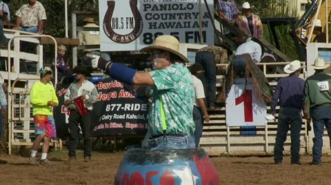 Rodeo Clown Stock Footage 771034