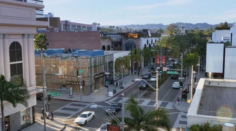 Rodeo Drive Night Timelapse | Stock Video | Pond5
