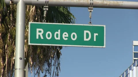 Rodeo Drive in Beverly Hills Video stock 41501698