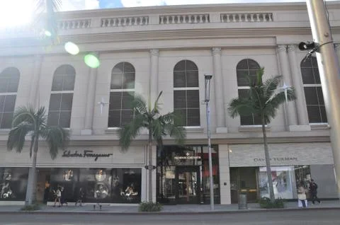 Rodeo Drive Shops Stock-Fotos