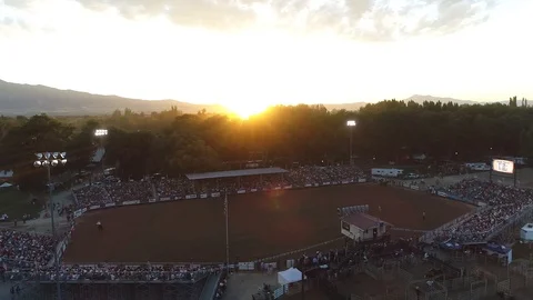 Rodeo Grounds Video stock 123266766