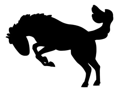 Rodeo Horse Stock Illustration