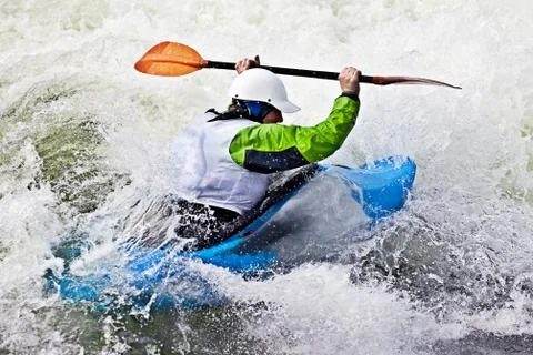 Rodeo kayaking Stock Photos