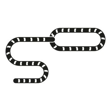 Rodeo lasso icon simple vector. Circle rope Stock Illustration