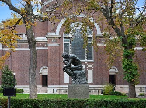 Rodin's "The Thinker" Stock Photos