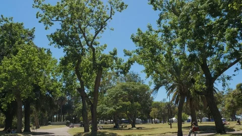 Rodo Park in Montevideo, Uruguay. Stock Footage 87721152