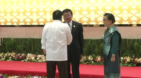 Rodrigo Duterte and Laos PM Видео 67858635