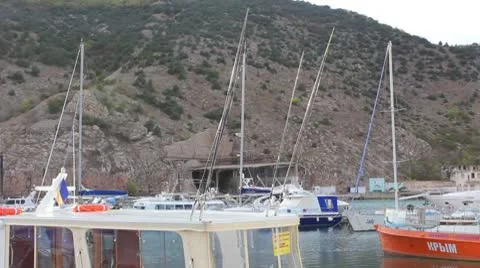 Rods on a boat Stock Footage 8850868