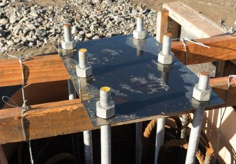 Rods of Foundation Stock Photos