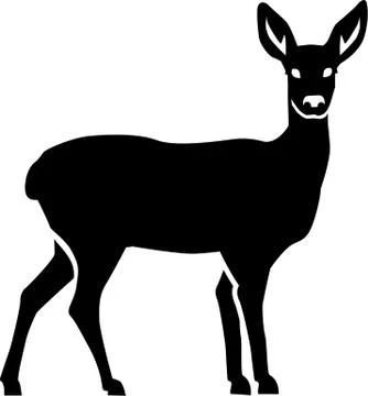Roe Deer Illustrazione stock