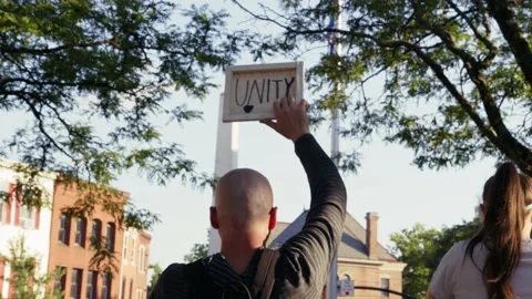 Roe V Wade Ruling Protest - Doylestown, Pennsylvania 2022 Stock Footage 198554488