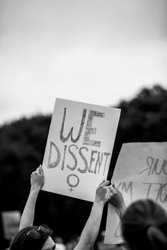Roe vs Wade Pro Choice Protest Stock Photos