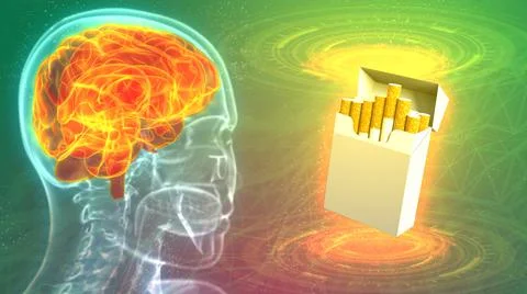 Roentgen human head with highlighted brain and medical tablet Stock Illustration