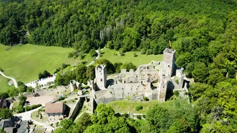Roetteln Castle in Loerrach, Germany Stock Footage 141526998