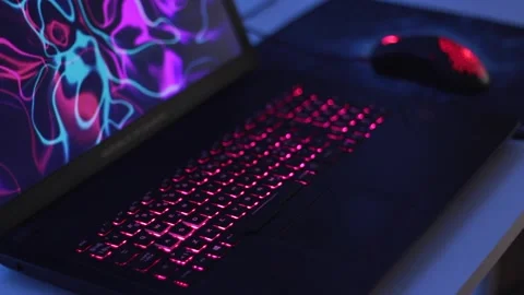 ROG Laptop 库存影片 171344446