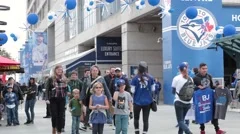 Rogers Center Front Blue Jays Season Tic, Stock Video