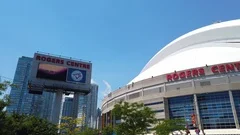 Rogers Center Front Blue Jays Season Tic, Stock Video