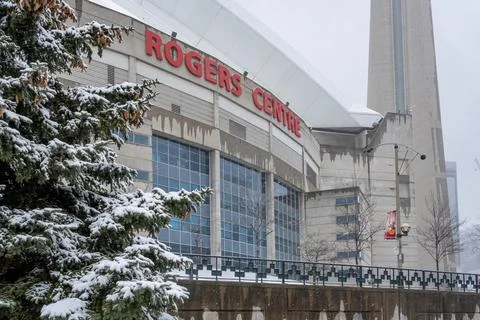 Rogers Centre in Winter Stock Photos