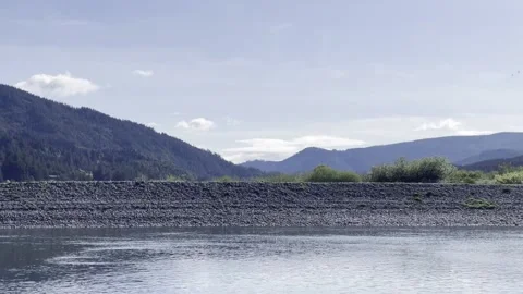 Rogue River on Jet Boat tour Video stock 163626331